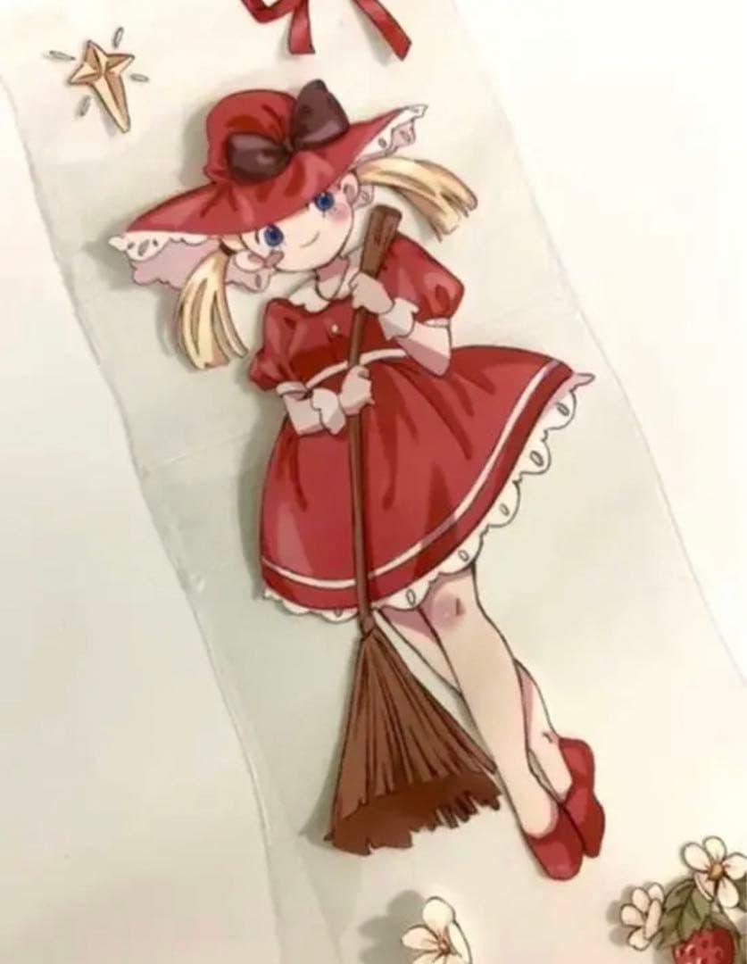 M615.三渡文創 草莓女巫 マスキングテープ PET