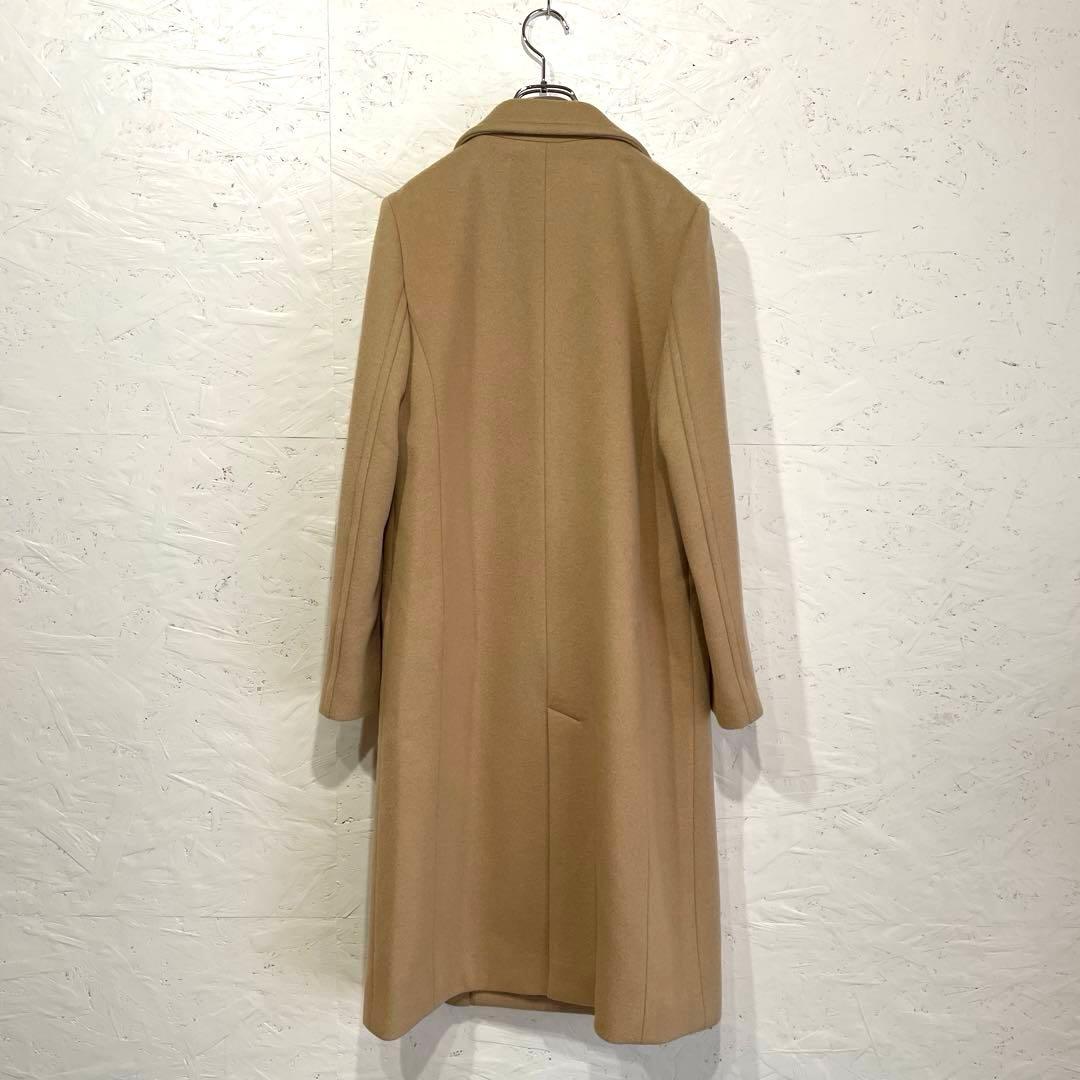 新品未使用タグ付き　日本製　カシミヤ混【m's select】ウールコート　38