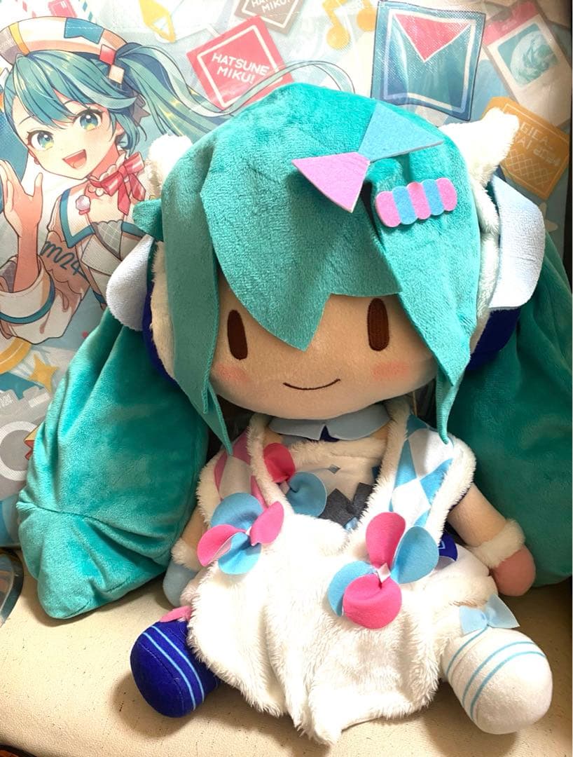 初音ミク マジカルミライ 2020 冬祭りふわふわぬいぐるみ　ふわぬい　Lサイズ