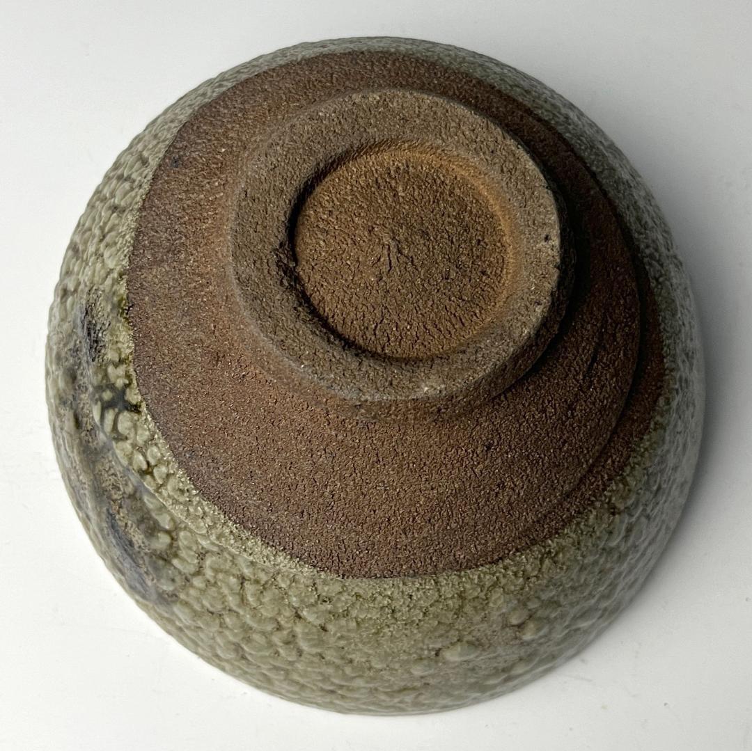 初荷 梅花皮 茶碗 時代物 茶道具 有名小説家蒐集品 SN95
