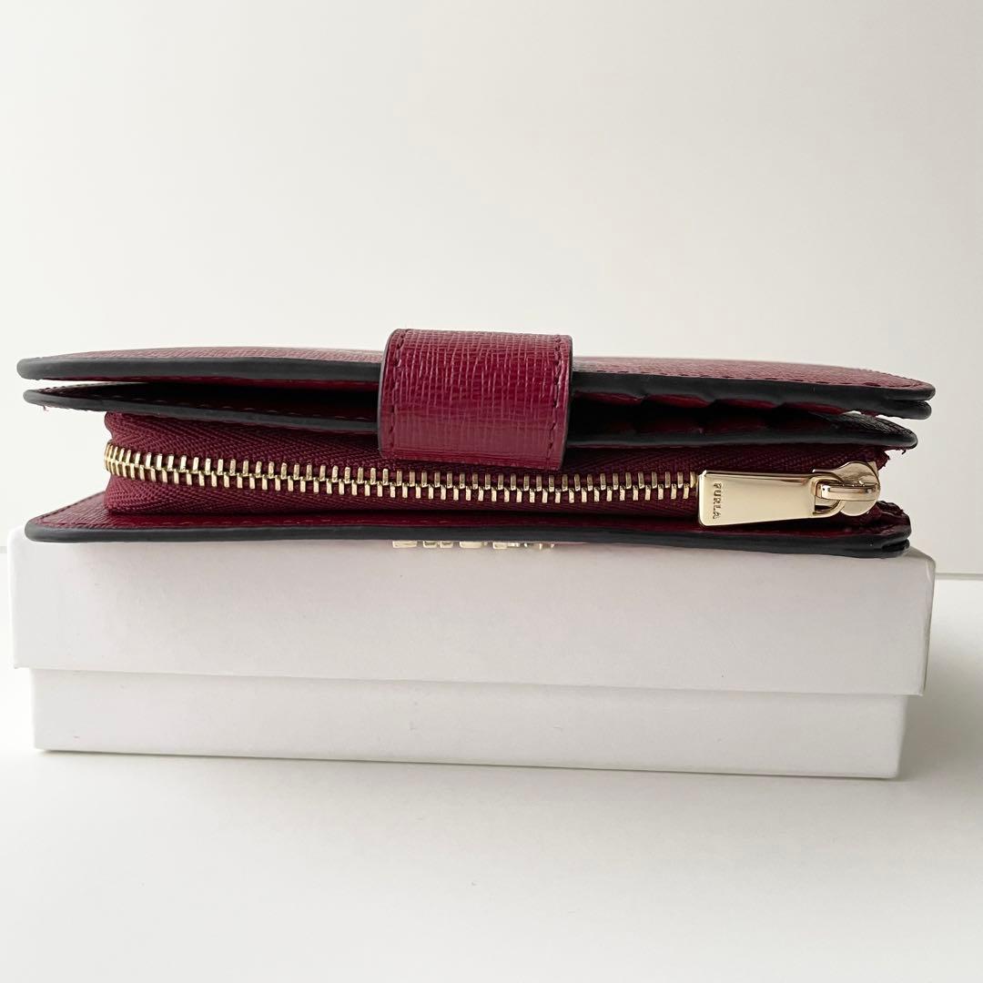 フルラ FURLA バビロン 折り財布 レザー ボルドー 新品