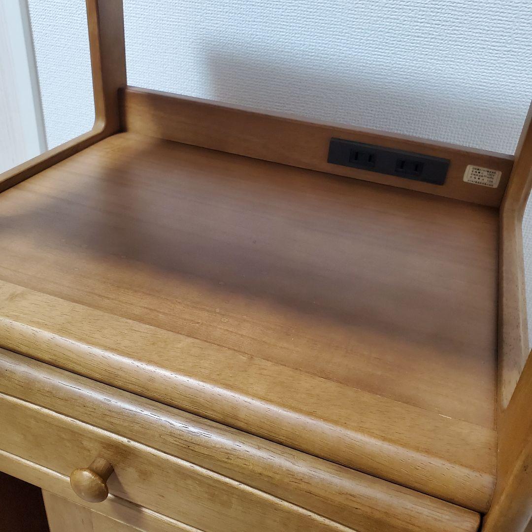 karimoku カリモク 家具 電話台 飾り棚 高級家具 レンジ台 極美品