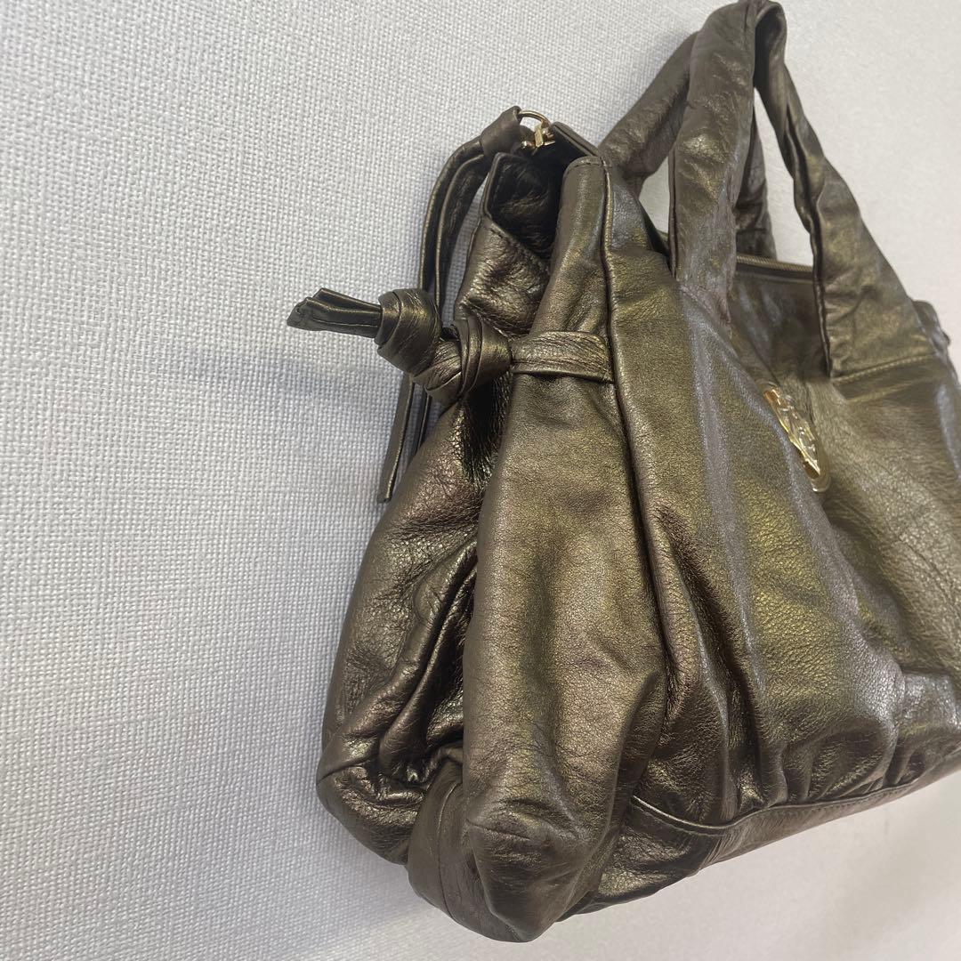 GUCCI グッチ ヒステリア メタリックレザー バッグ