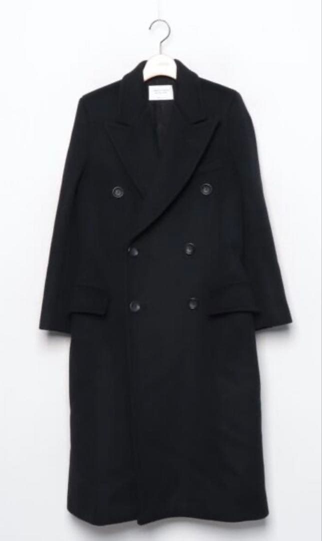 beautiful people ウールチェスターコート　ネイビー Ｓ