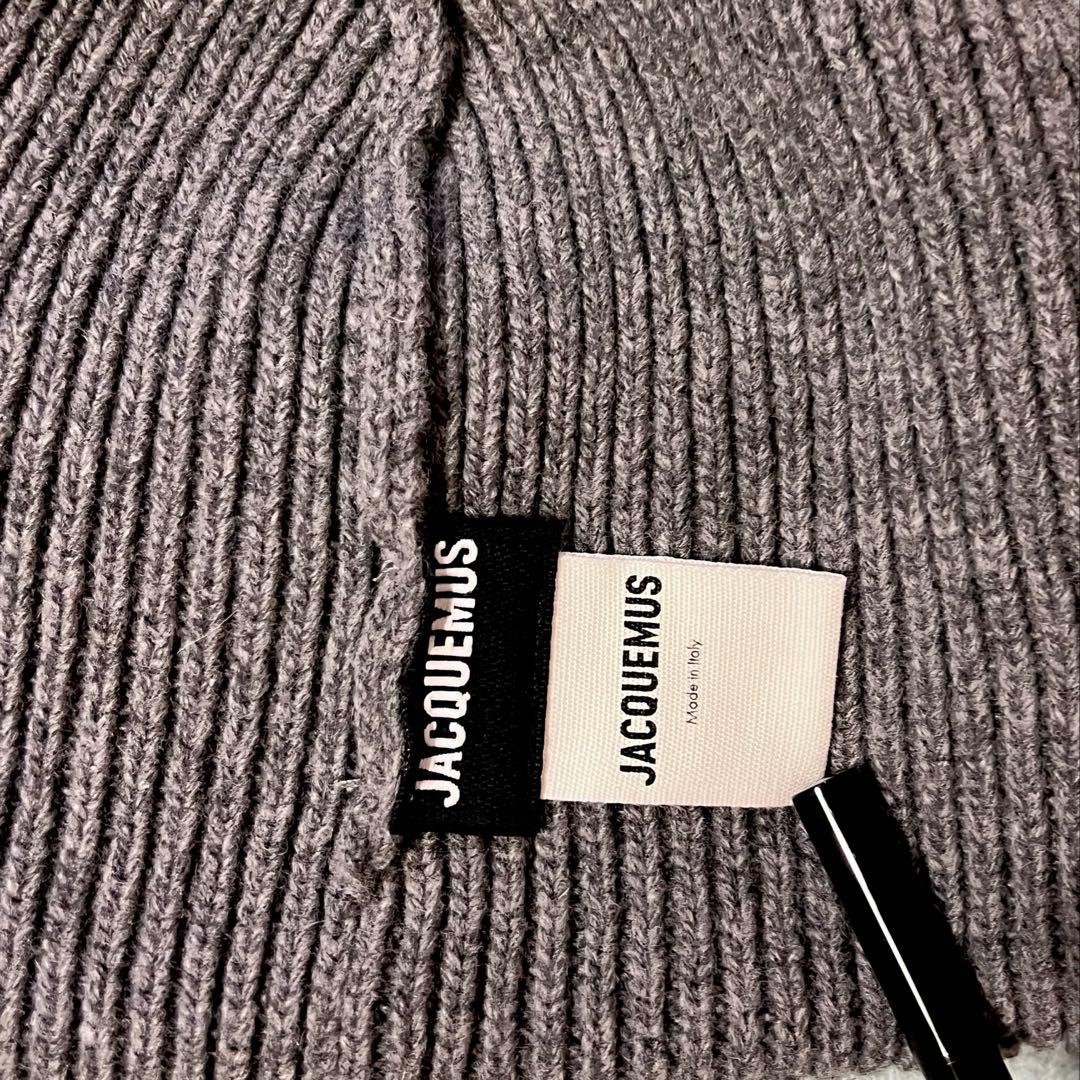 JACQUEMUS グレー ビーニー ニット帽