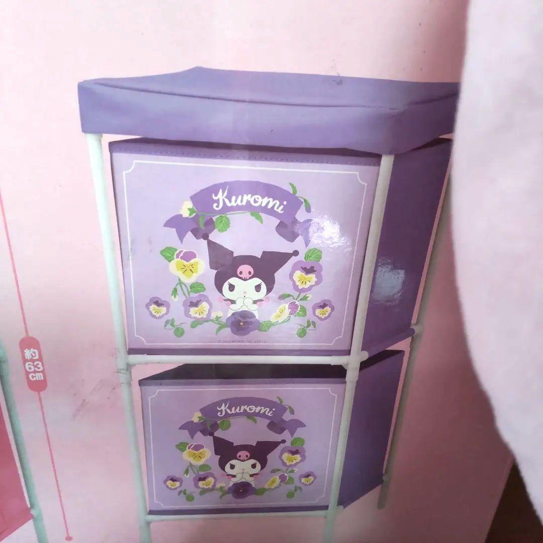 My Melody&KUROMIまとめ売り16点2段BOXバッグポーチミニタンス