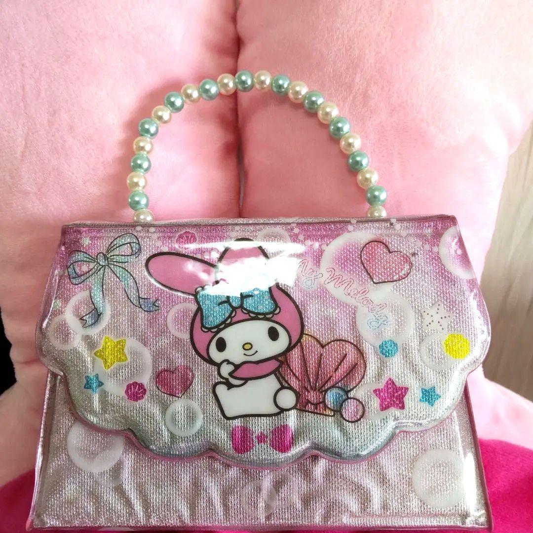 My Melody&KUROMIまとめ売り16点2段BOXバッグポーチミニタンス