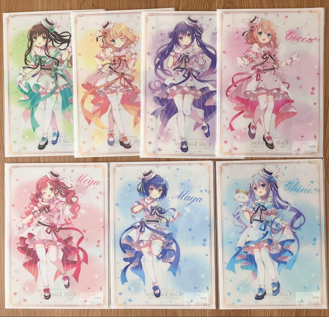 ご注文はうさぎですか？展 クリアファイルセット 全7種 クリアファイル 14枚