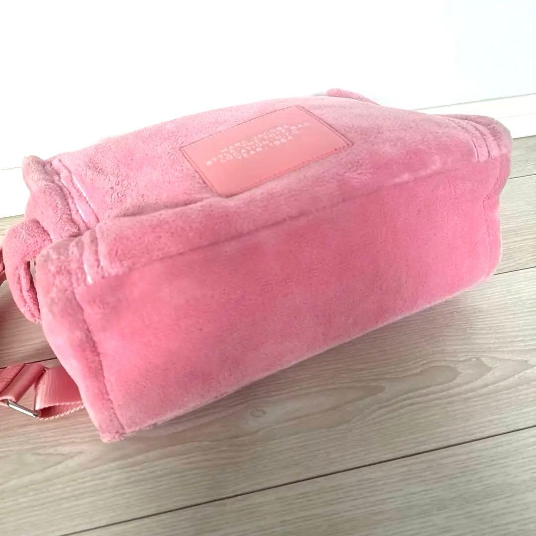 マークジェイコブス　ザトートバッグ　ファー2wayショルダーバッグ　ピンク