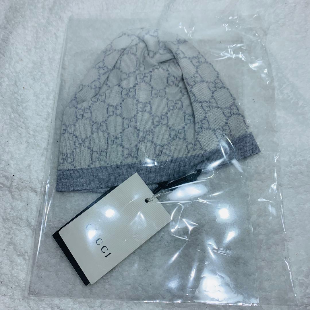 ⭐️未使用GUCCI グッチ ニット帽 GG 418599 ウール 約38cm