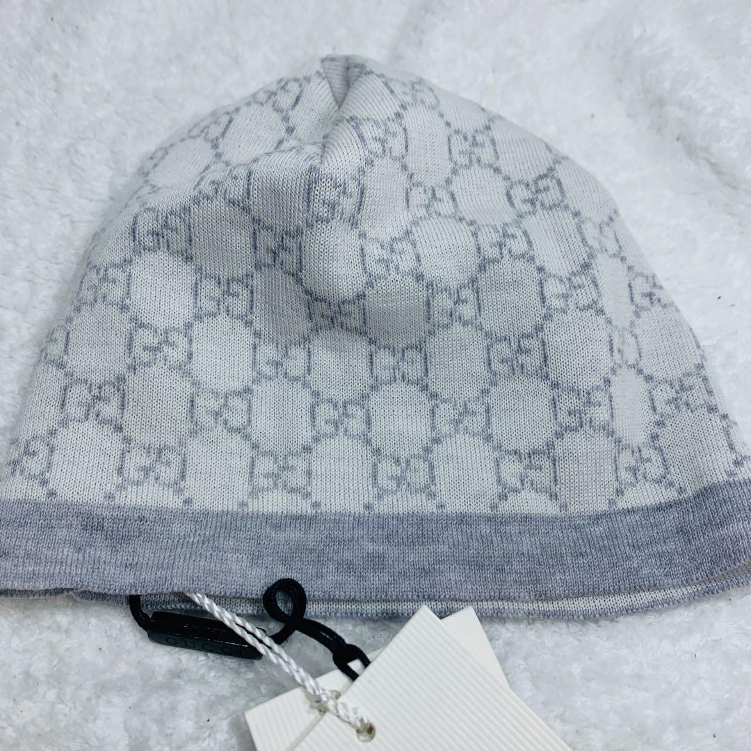 ⭐️未使用GUCCI グッチ ニット帽 GG 418599 ウール 約38cm