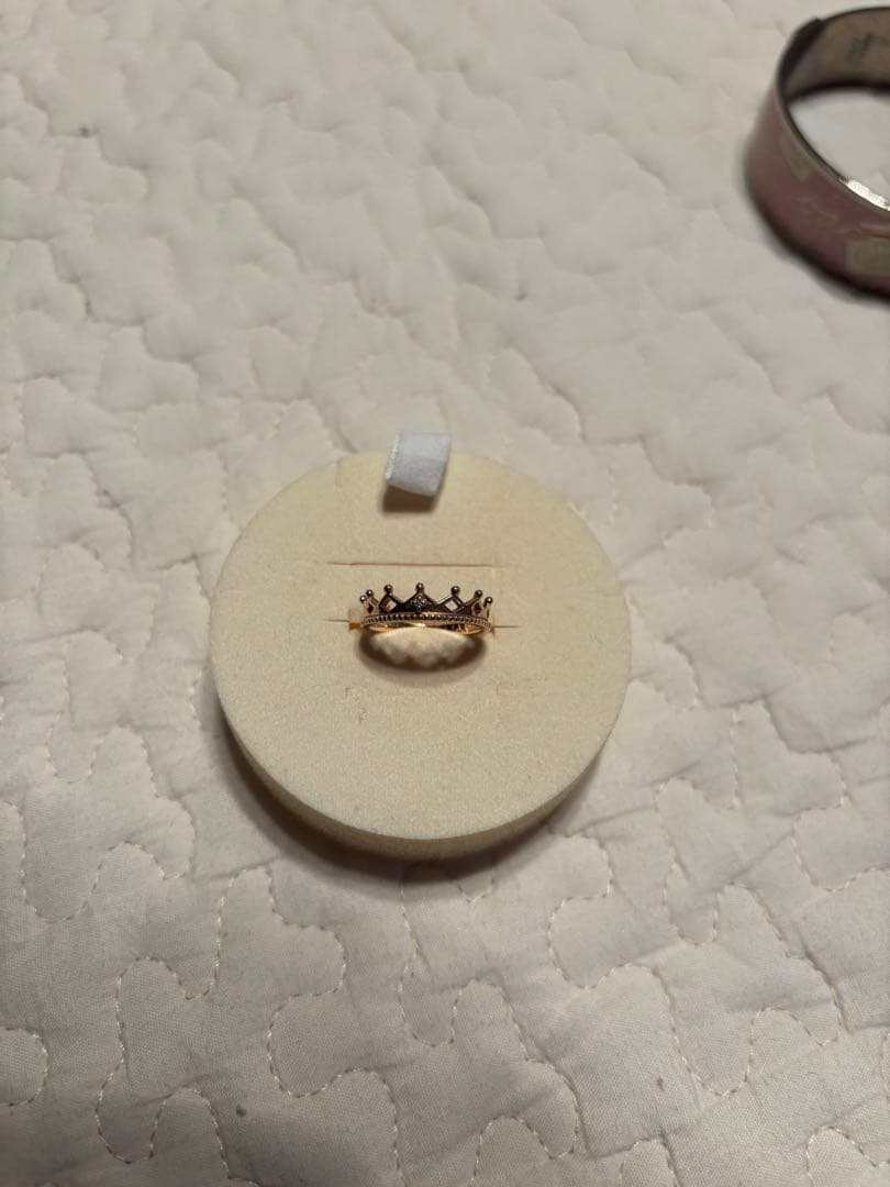 （美品）ノジェス k10 ダイヤ＆ クラウンリング★5号