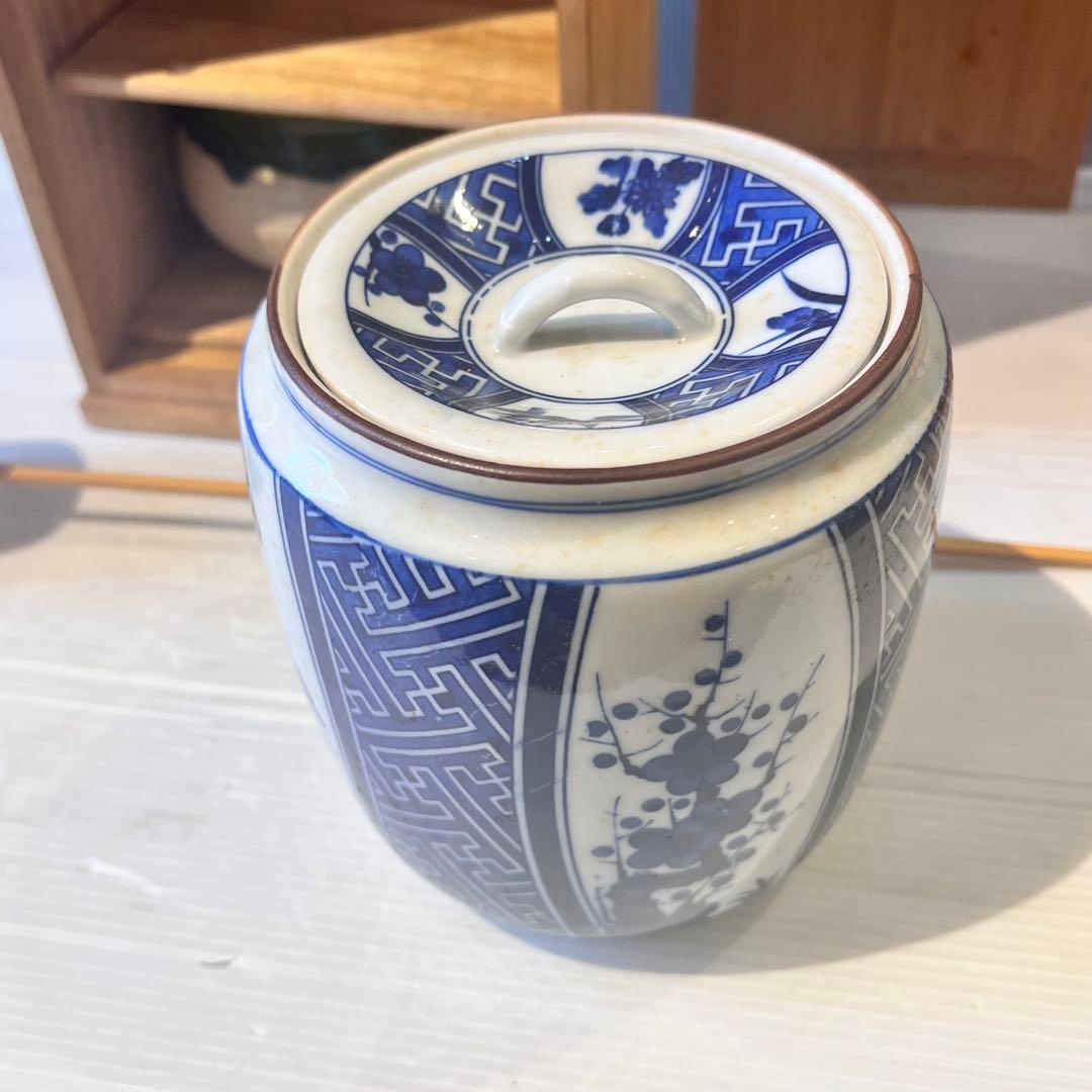 茶道具セット アンティーク 古道具 昭和レトロ 現状品 抹茶椀 水指 短冊箱