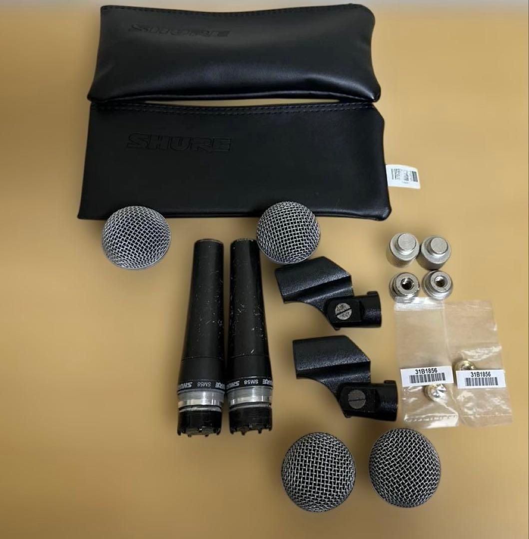 SHURE　SM58 2本セット　メキシコ製　音出しOK