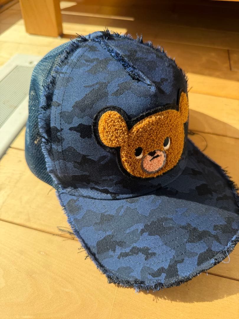 武藤ベアー　キャップ　迷彩柄　レアカラー