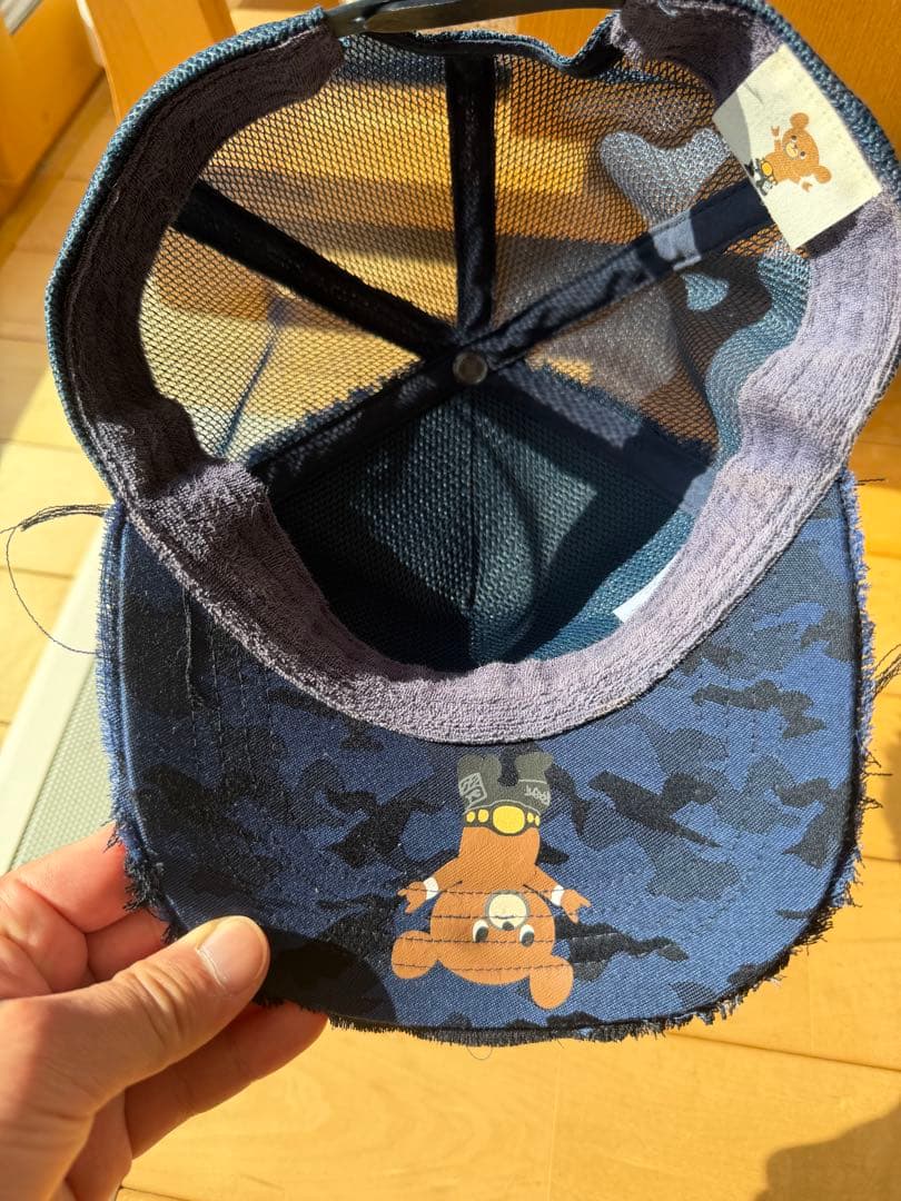 武藤ベアー　キャップ　迷彩柄　レアカラー