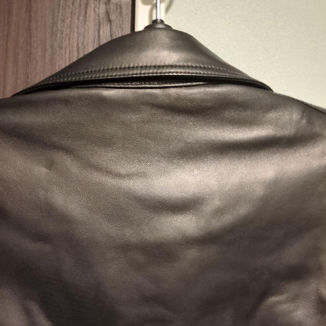 ヒステリックグラマー ラムレザー 羊革 シングルライダースジャケット　本革