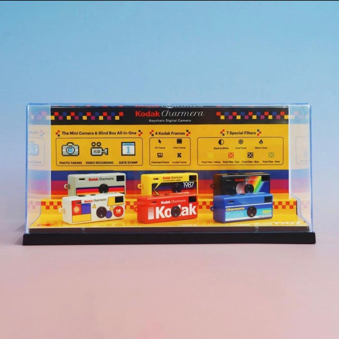 未使用品 ブラック Kodak Charmera チャメラ キーホルダーデジカメ