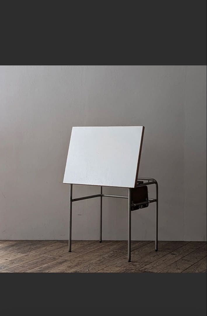 美術机　工作台　ドラフティングテーブル　イーゼル　アンティーク　ビンテージ