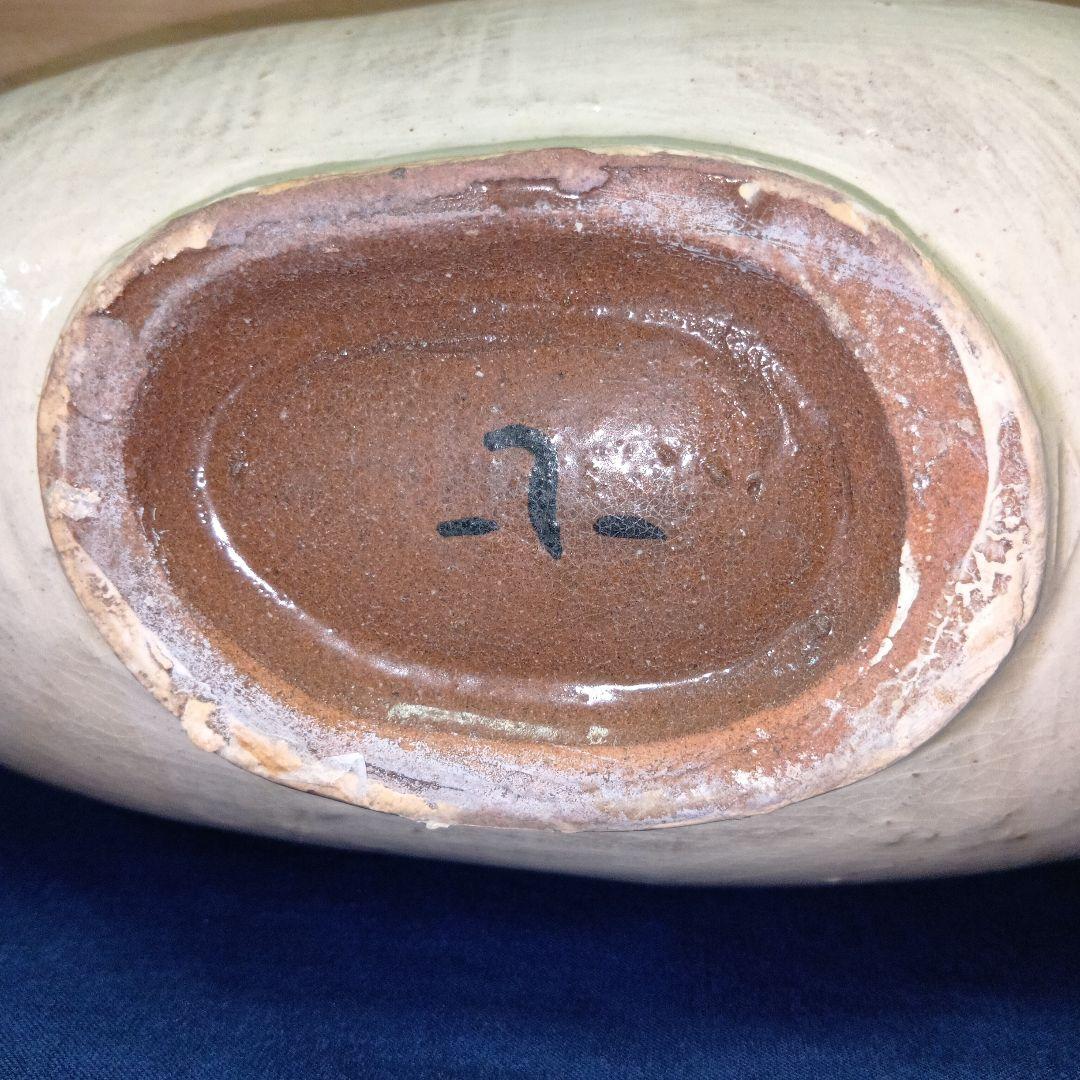 粉青沙器ぶんせんさいき 鉄絵唐草文長頸てつえからくさもんちょうけい