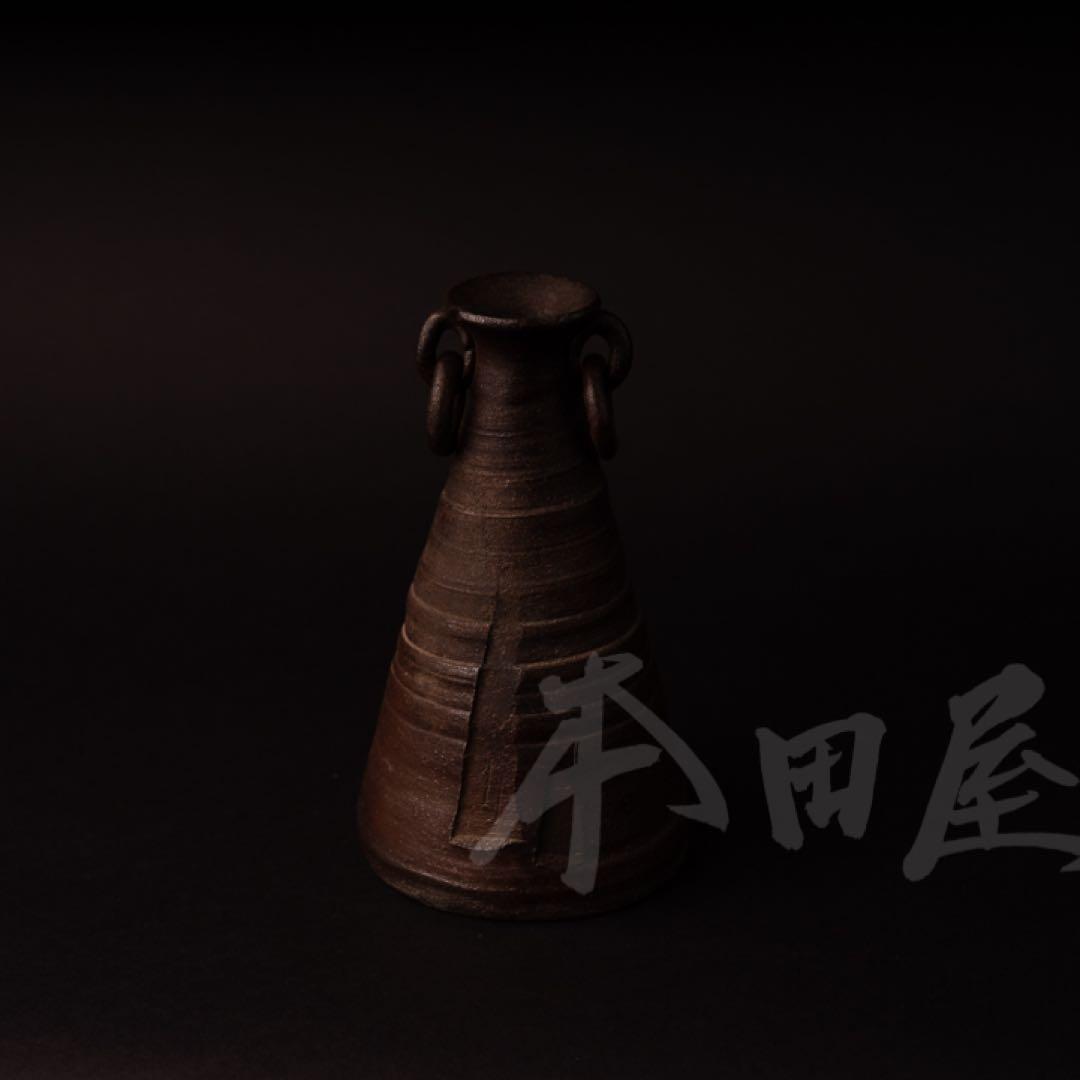 備前花入  骨董品  備前焼