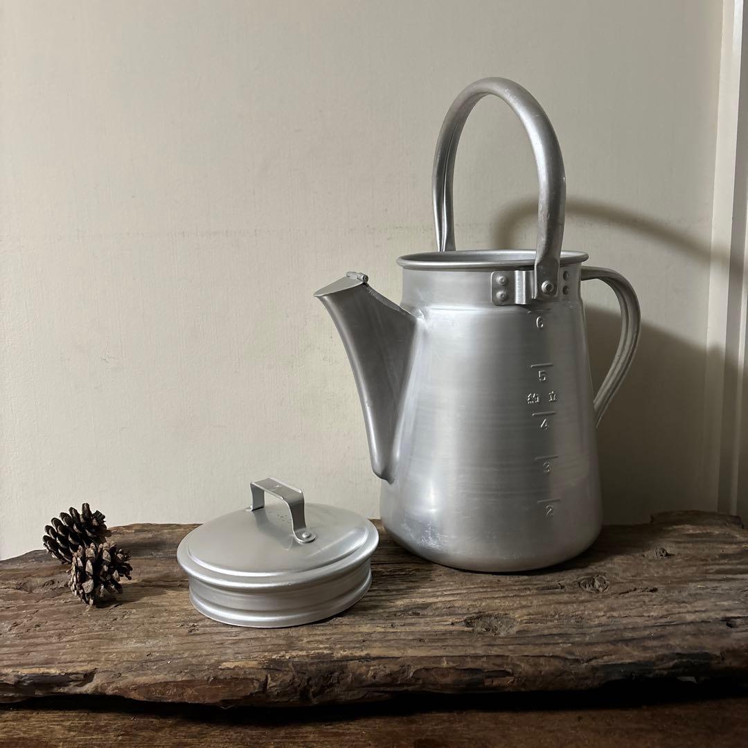 レトロ　ミルクポット　昭和アンティーク　給食　古道具　ディスプレイ　検(李朝)