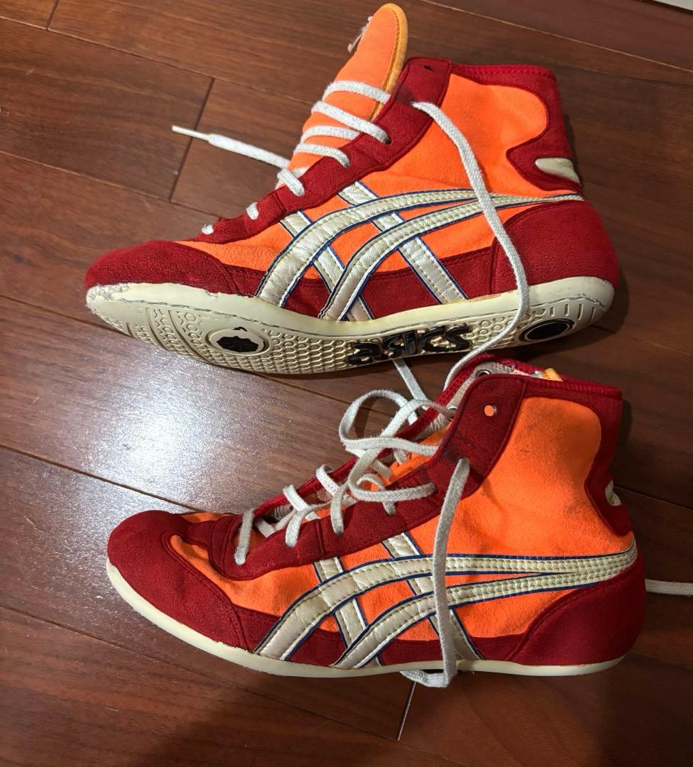 ASICS アシックス　旧オーダーレスリングシューズ　　24.5cm 袋付き