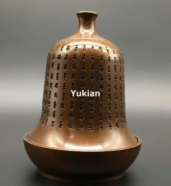 心経禅意香炉 置物 無相仏 刻字香薫炉 香道具 装飾品 工芸品 美術品