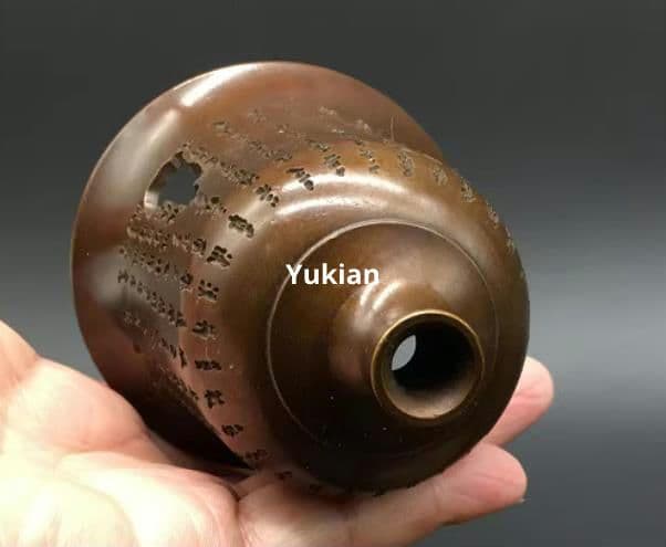 心経禅意香炉 置物 無相仏 刻字香薫炉 香道具 装飾品 工芸品 美術品