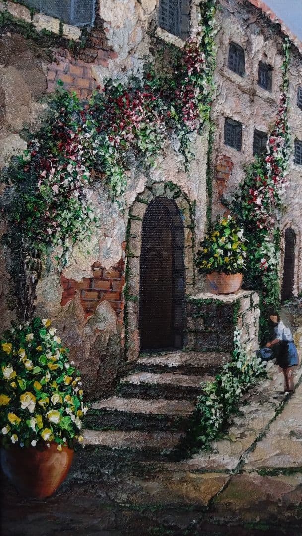 人見友紀　伝説の逃亡画家　油彩画　油絵　風景画