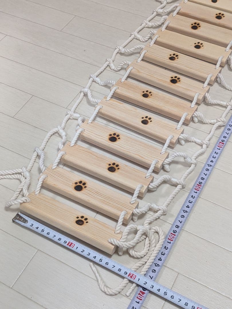 おすしさまオーダー品　キャットステップ　猫用吊橋　猫用階段　ハンドメイド
