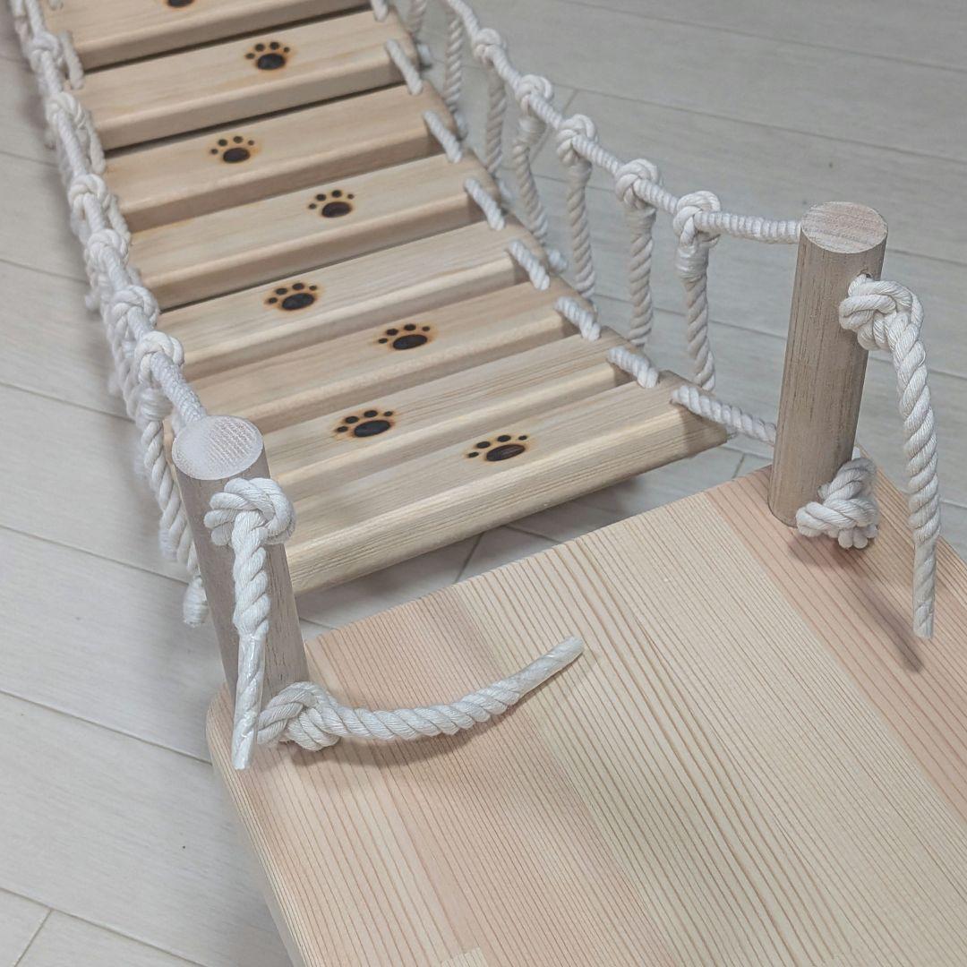 おすしさまオーダー品　キャットステップ　猫用吊橋　猫用階段　ハンドメイド