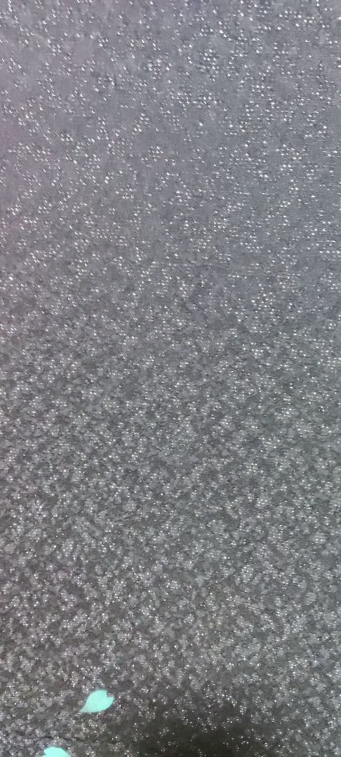 着物 振袖 正絹 未使用 (色)黒地ラメ、裾緑 (柄) 牡丹に桜 身丈164cm