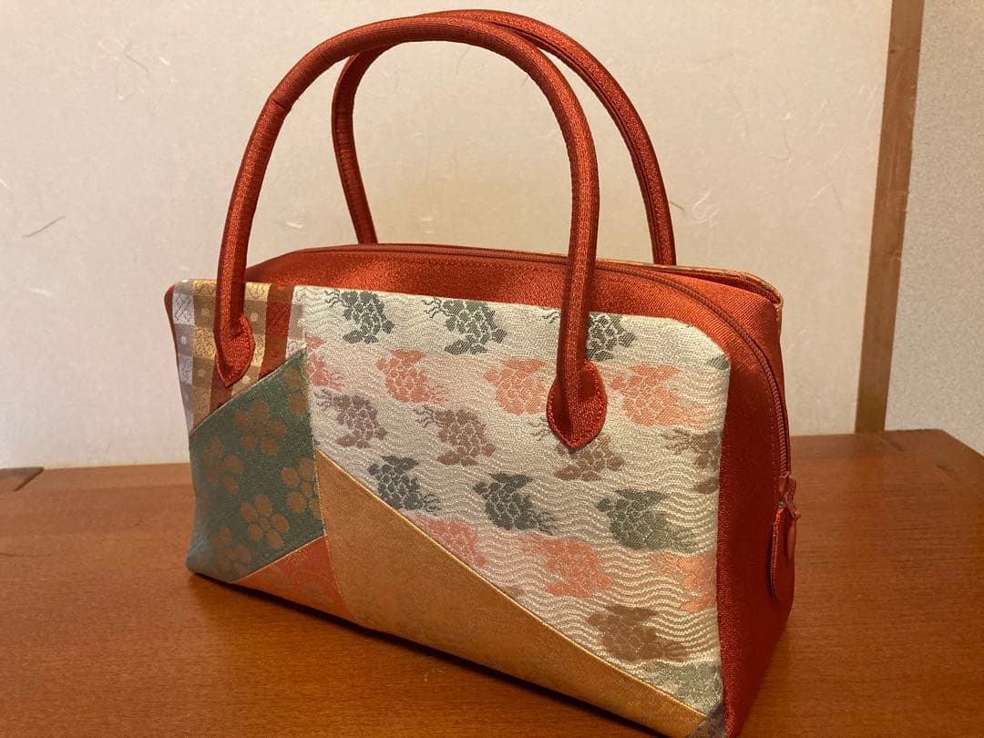 【最終価格】和装バック　古典柄