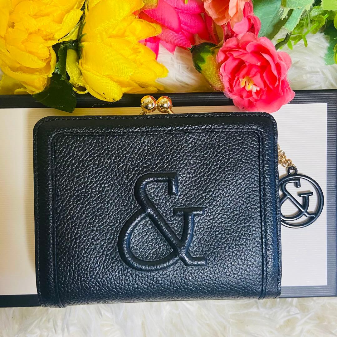 未使用✨本革✨PINKY&DIANNE✨ピンダイ✨がま口✨二つ折り財布✨完売品