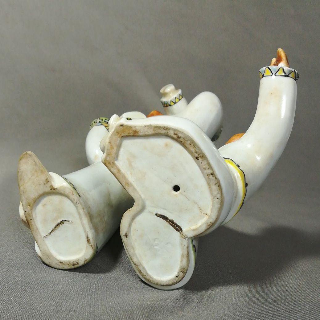 レア　希少　試作　大正　昭和　京都工業研究所　唐子置物　共箱