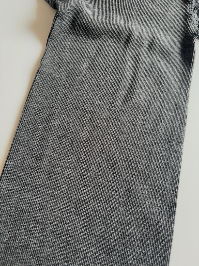 L（4）☆Oscalito　オスカリート　レース付きタンクトップ　シルク混ウール