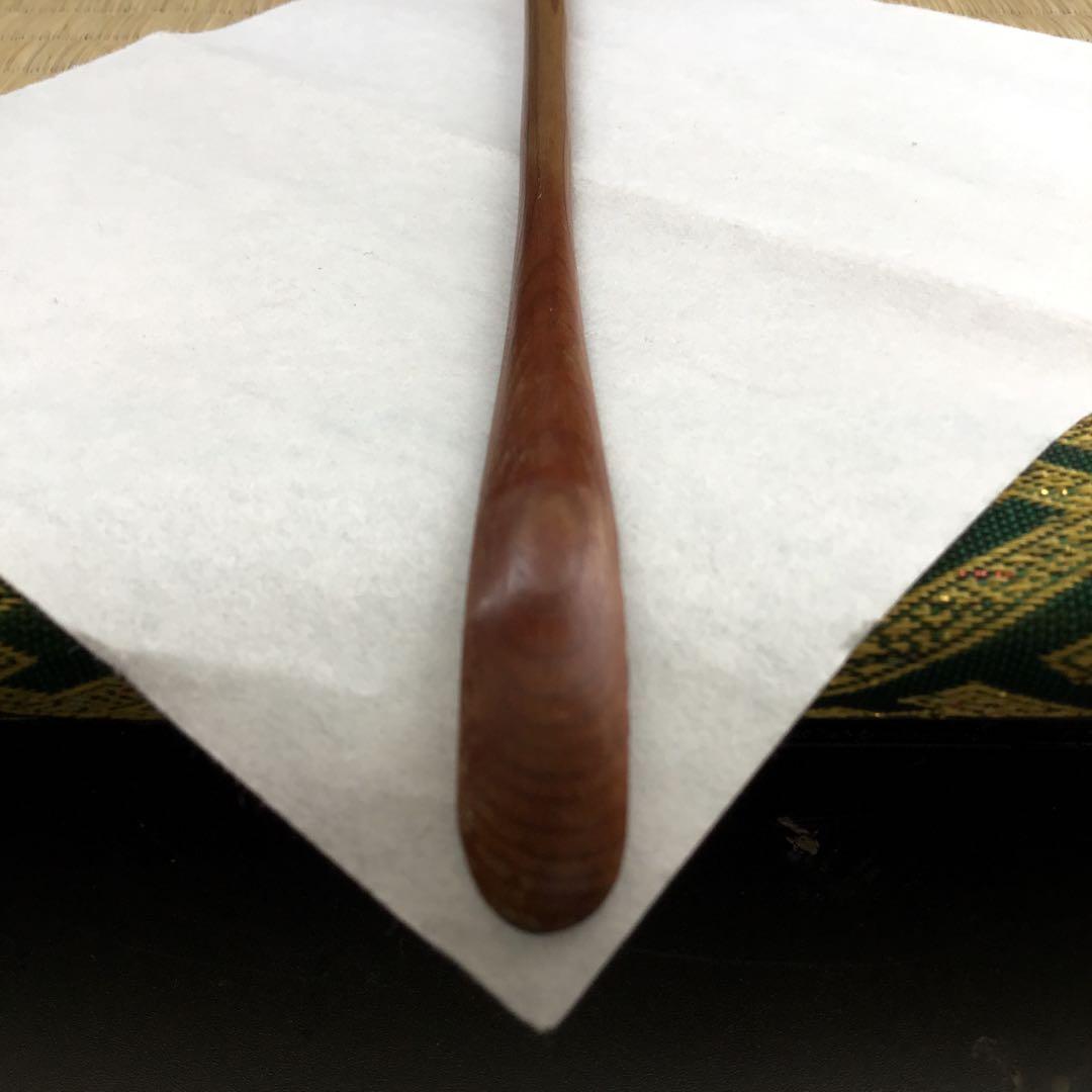 茶道具　茶杓　銘:寿雲　作者不明　共筒　共箱(虫喰跡有) S1011CS