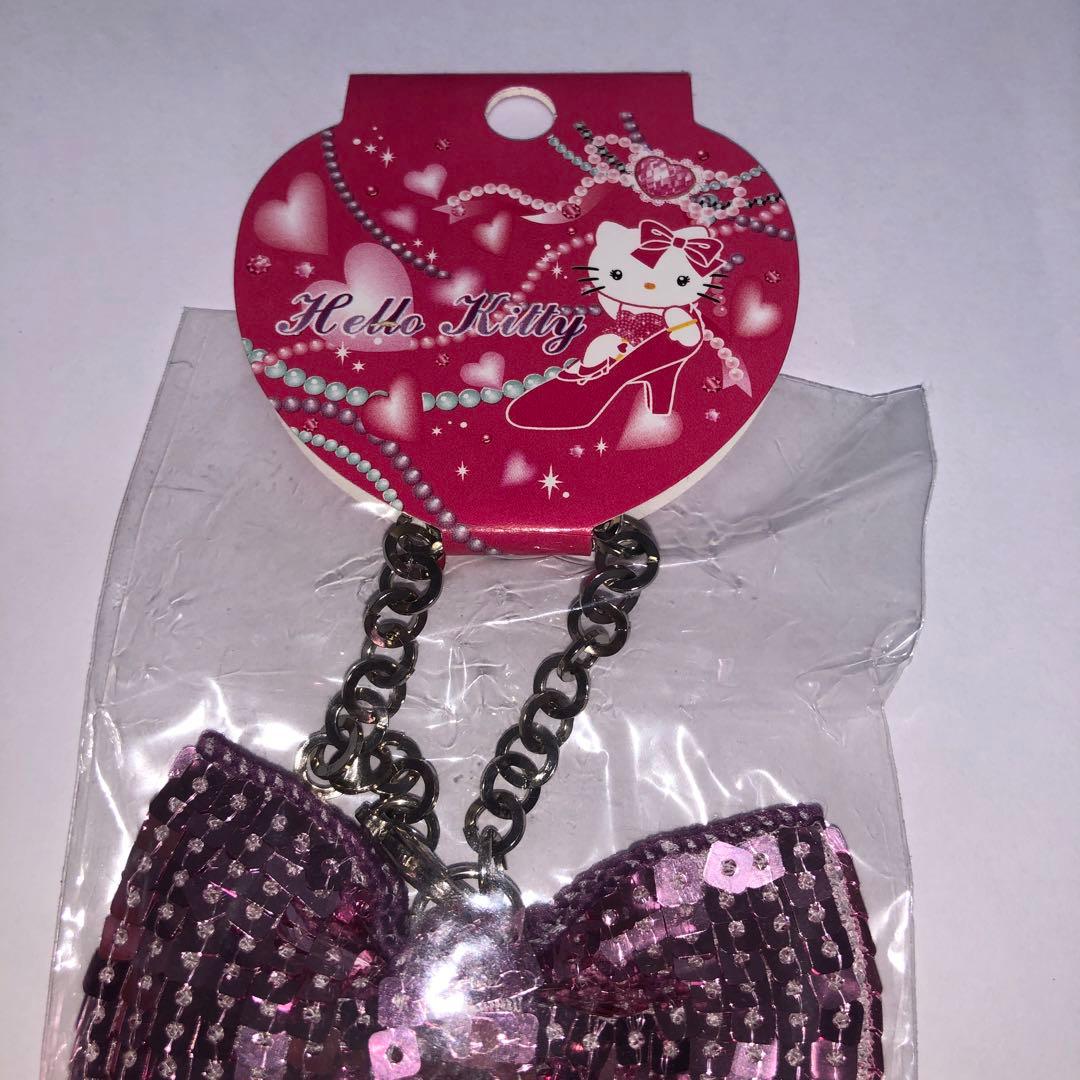 ハローキティ ピンキーハイヒール ピンキーKT 根付け　リボンバックチャーム