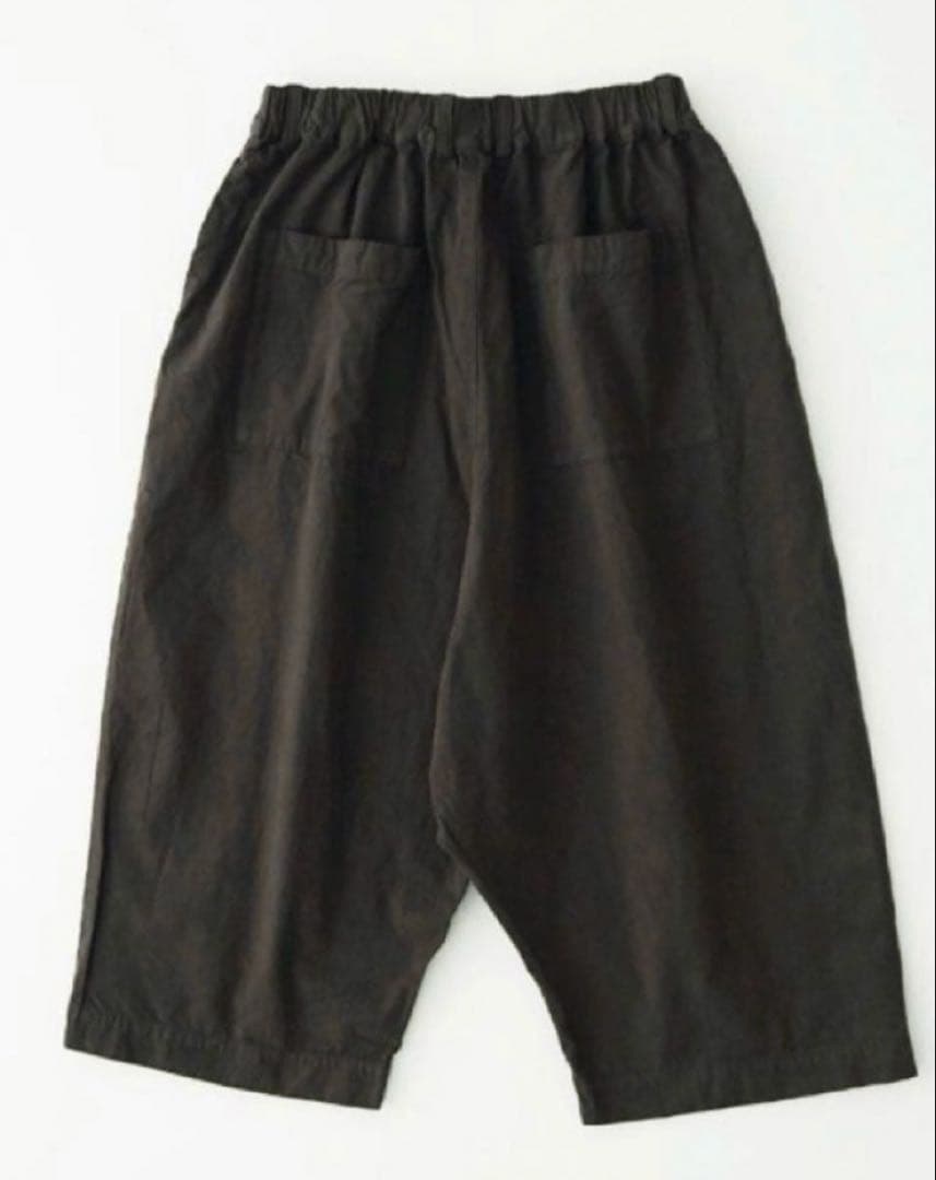 【美品】nest Robe コットンヘンプサルエルパンツ インクブラック F