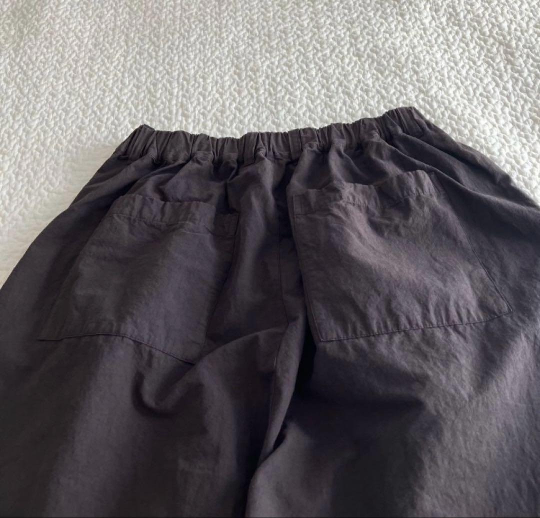 【美品】nest Robe コットンヘンプサルエルパンツ インクブラック F