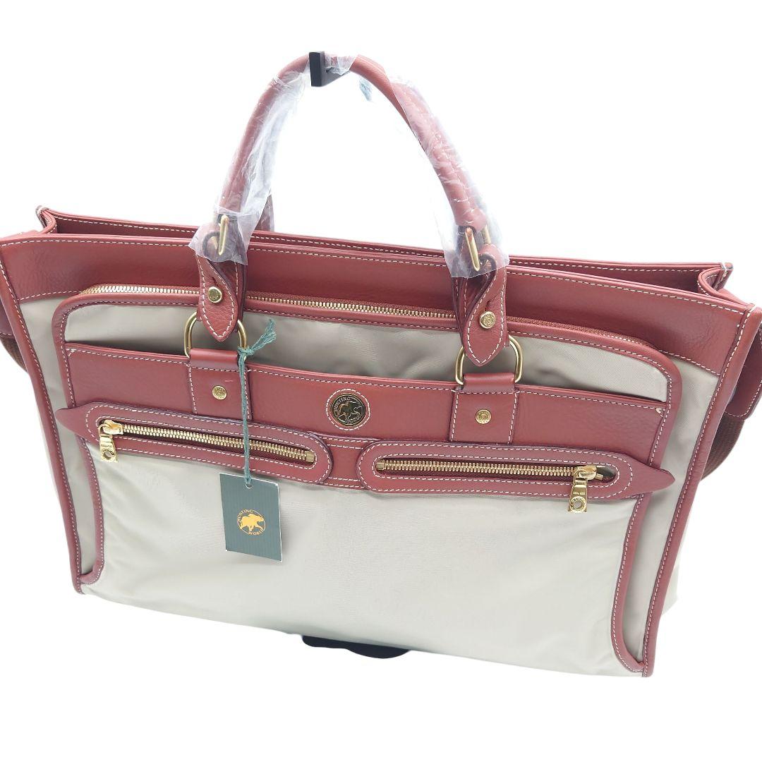 ハンティングワールド　ナイロン　レザー　2WAY ショルダー　ビジネス　バッグ