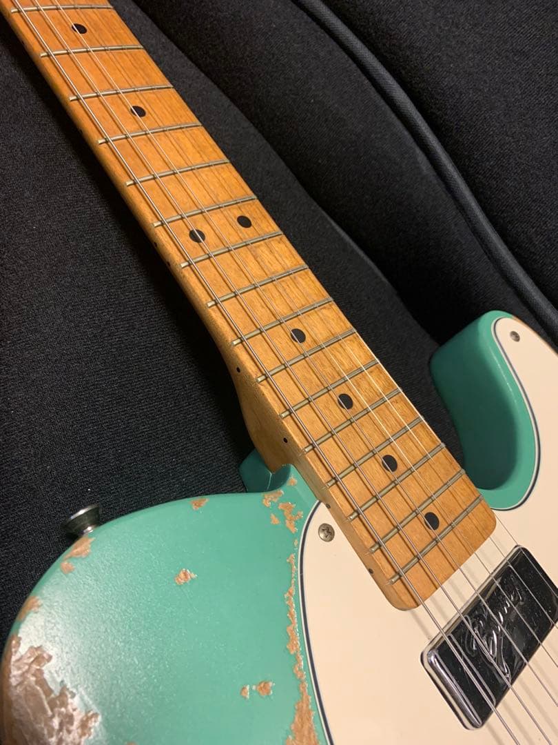 ハードレリック’59 テレキャスタータイプ 希少ピックアップ搭載 サーフグリーン
