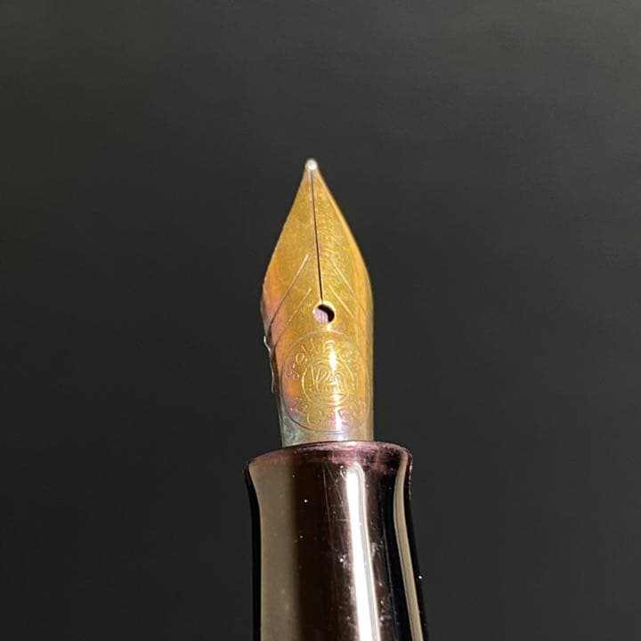 PELIKAN 400 金 万年筆 14Cー585 ペリカン グリーンストライプ