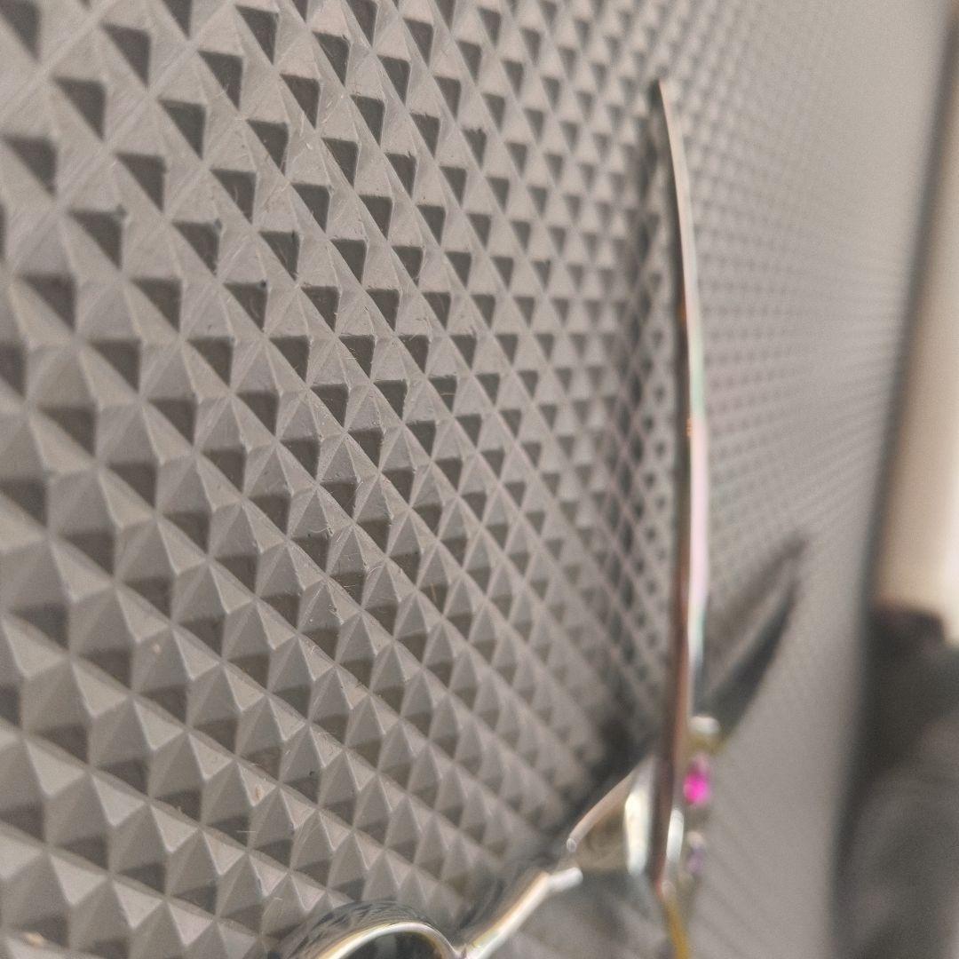 ほぼ美品 pio 犬用トリミングハサミ シルバー ニチドウ 7インチカーブ