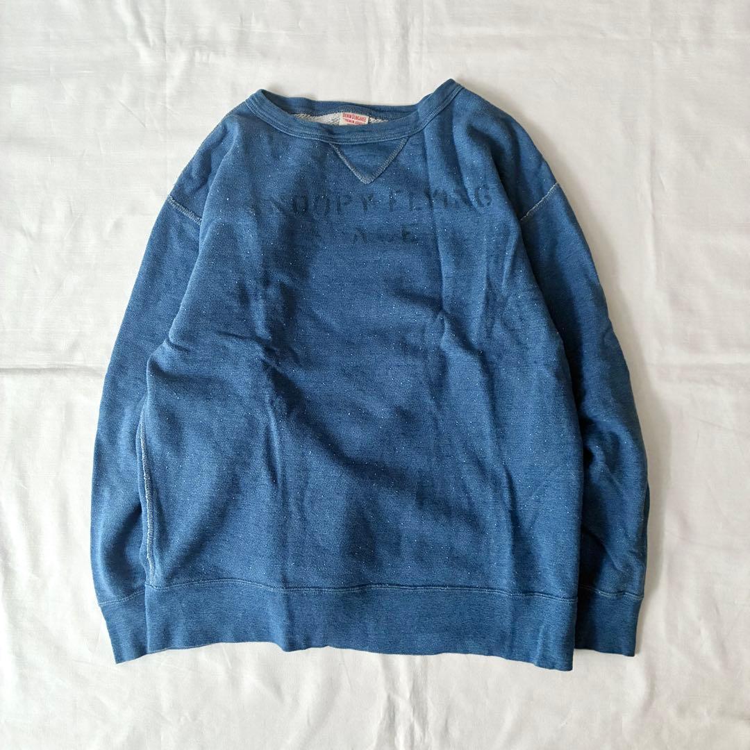 DENIM DUNGAREE 02 スヌーピー 刺繍　トレーナー　スウェット