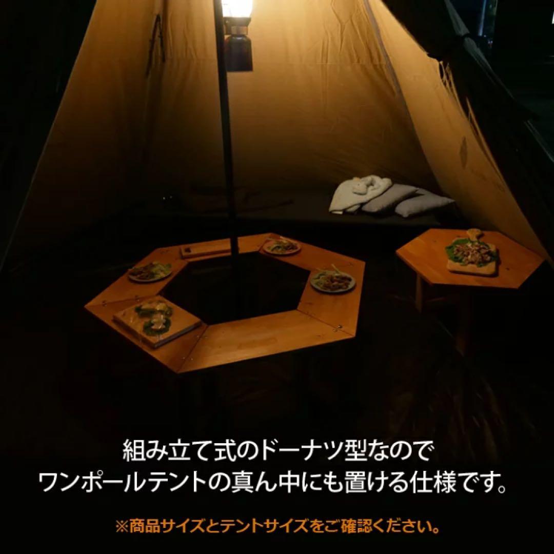 HilanderプライウッドヘキサゴンテーブルBIG