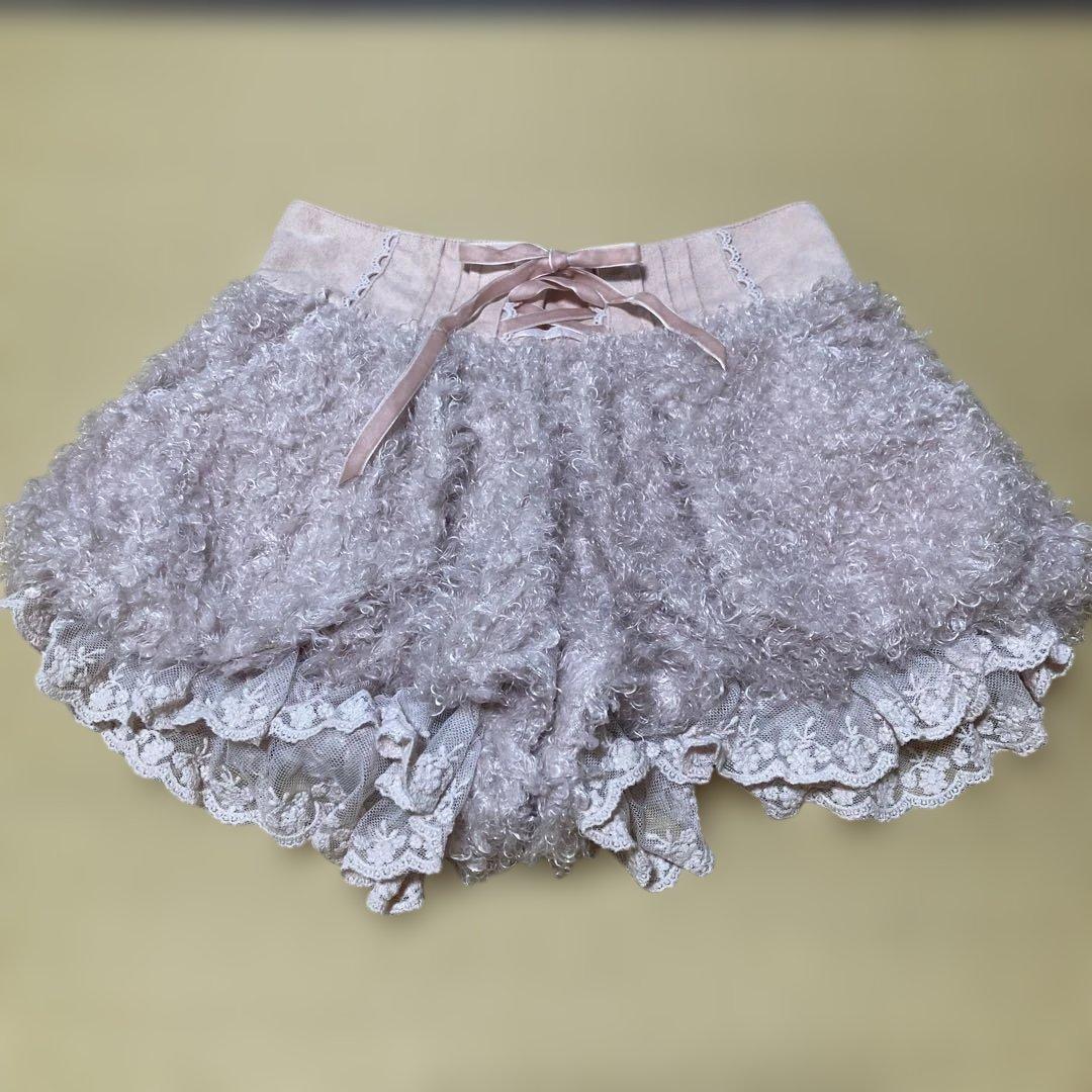 リズリサ　フリル付きリボンデザインキュロット