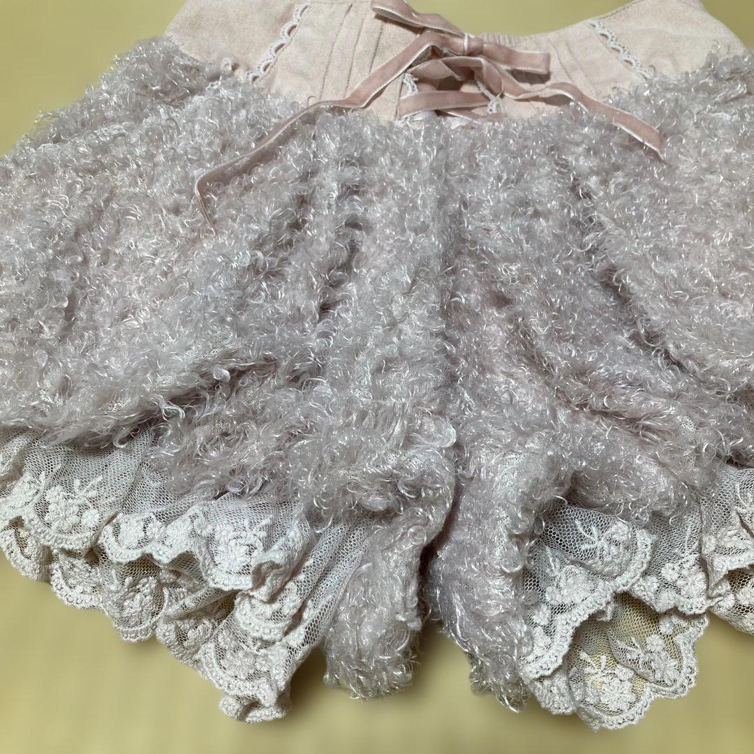 リズリサ　フリル付きリボンデザインキュロット