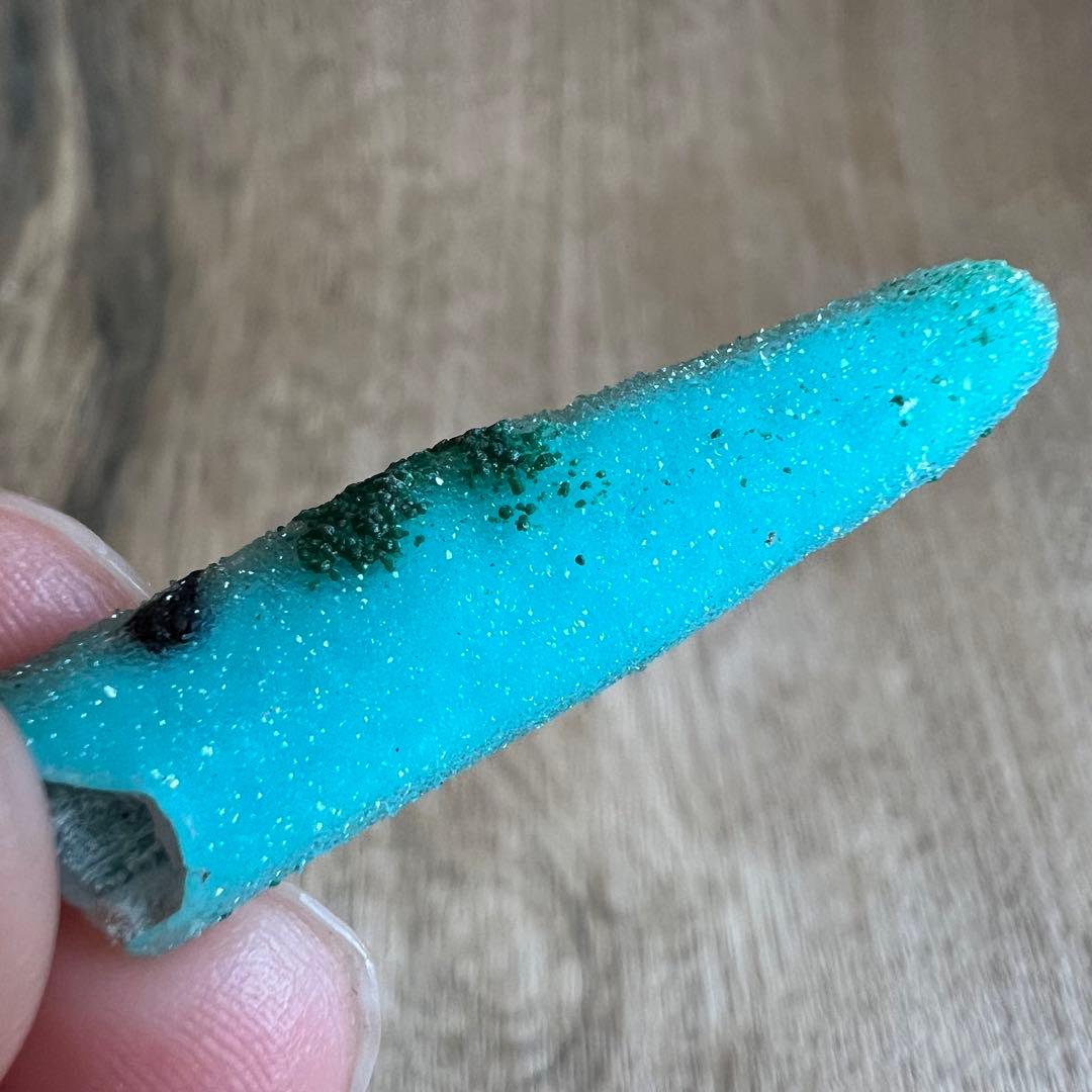 クリソコラ 水晶ドゥルージー マラカイト 35 共生 鉱物 標本 原石